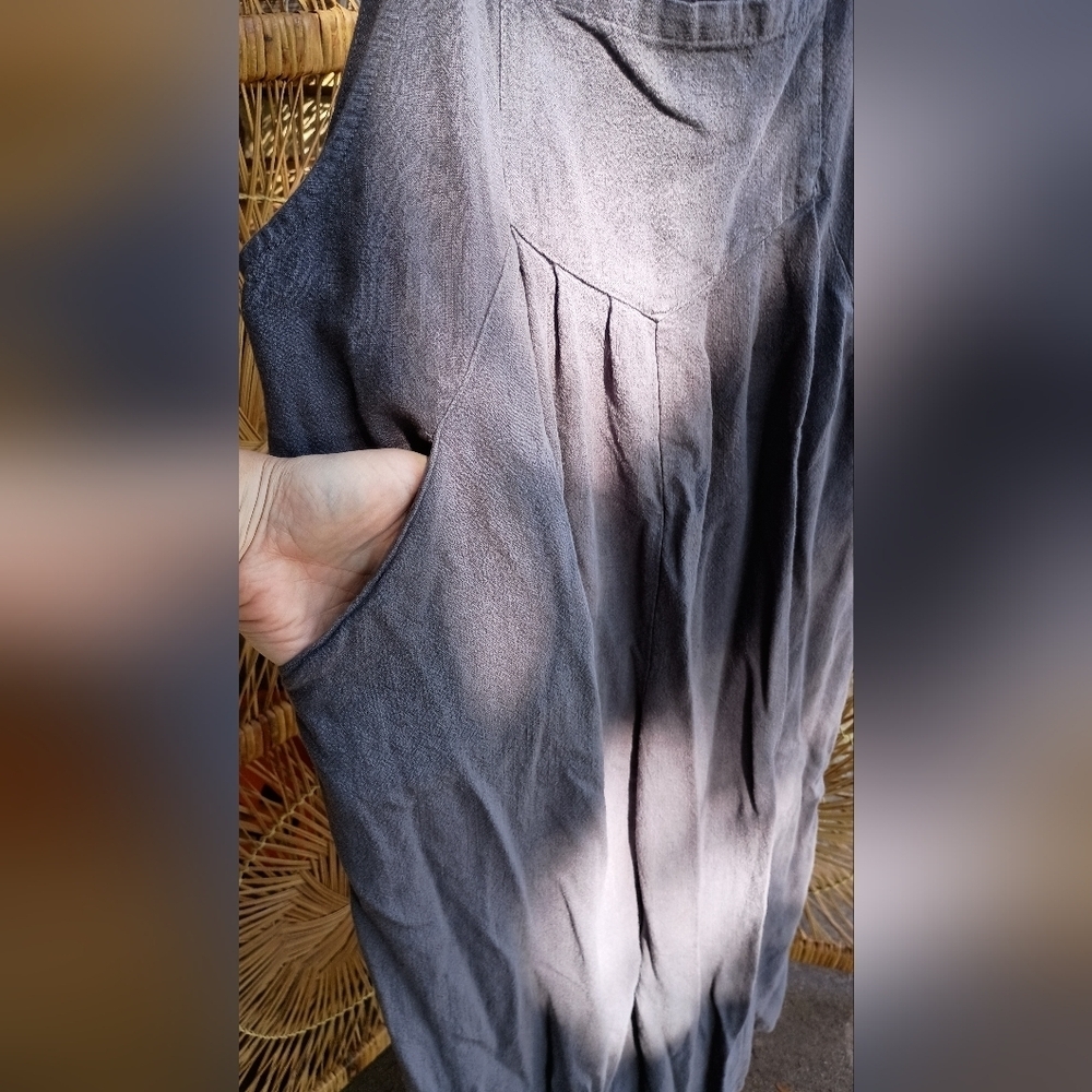 PrettyGarden Stylish Gray Overalls _M - Picture 3 of 6
